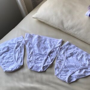 Jockey White coton Elance Briefs - set of 3 - brand new, never worn